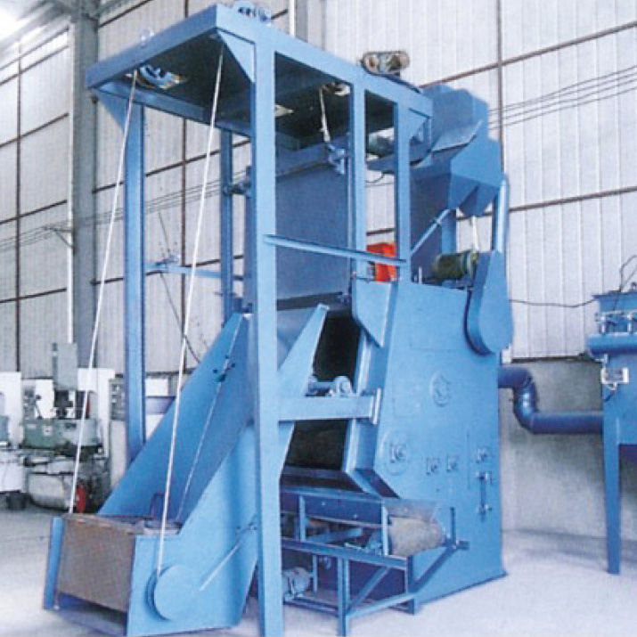 Q32系列自動上下料(卷揚上料、輸送下料、環(huán)保)履帶拋丸清理機